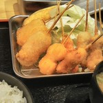 日本一の串かつ 横綱 - 串カツ定食