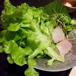 焼肉 喰心 - 畑のサラダ