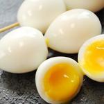 Soft-boiled quail egg
