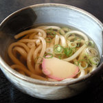 権太楼 - 定食に付いてるミニうどん