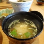 お料理 とみやま - おまかせ御膳：味噌汁
