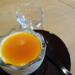 お料理 とみやま - おまかせ御膳：自家製プリン