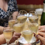 波へい - スパークリングで乾杯〜♪