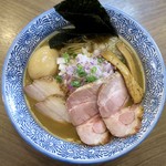 煮干しつけ麺 宮元 - 「特製極上濃厚煮干しそば」(1050円)