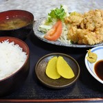 お食事処 淀ヤ - かしわ天定食880円