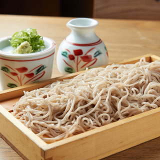 Finish with soba