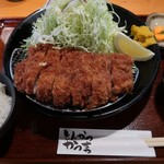 Tonkatsu Katsukichi - 美明豚ロースカツ定食　180グラム