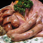 とり天職人わたる - 「第二東洋軒　北浜店」　手作りハム・ソーセージ盛り合わせ