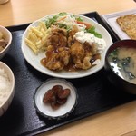 またゆこ食堂 - チキン南蛮定食 700円
