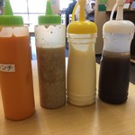 またゆこ食堂 - ドレッシング 4種