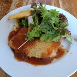 ビストロ サイダ - 鶏モモのコンフィパン粉焼き