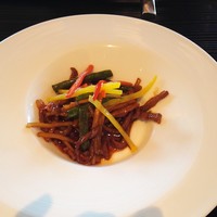 中国料理 カリュウ(ヨコハマ グランド インターコンチネンタル ホテル) - A　牛といんげん味噌炒め