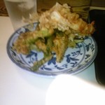 田丸庵 - お重から外した天ぷらで酒２合ぐらいいけます