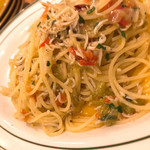 炭焼きバル Banquet - しらすのパスタ