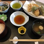 天なお - 天ぷら定食　　1,800円