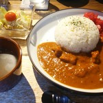 スパイスルートバル - バターチキンカレー。