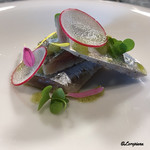 レストラン パ・マル - 秋刀魚のﾏﾘﾈに山椒と胡瓜すりおろし