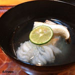 らん亭～ 美日庵 - 鱧と松茸の椀