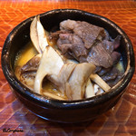 らん亭～ 美日庵 - とき卵に松茸と牛肉