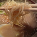 麺屋やっとこ - 麺のアップ