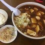 トーフラーメン 幸楊 - トーフラーメン 大盛り ＋ 半ライス