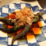 禅紫 - 万願寺甘とう　しょうが醤油