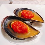 銀座 ひらやま - 2018.9.  ムール貝のトマトソース