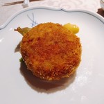 銀座 ひらやま - 2018.9.  メンチカツ