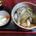 北の蕎麦屋 - 鴨汁と薬味