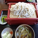 北の蕎麦屋 - 鴨せいろ977円＋大盛206円