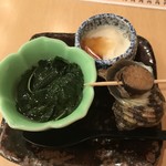 新橋 かま田 - お通し。