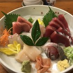 ふく鮨 - 刺身盛合せ