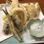 ふく鮨 - 天ぷら盛合せ