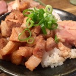 Homemade Ramen 麦苗 - コロチャーごはん　300円