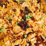 レストランブローニュ - しめじとキクラゲの玉子炒め
