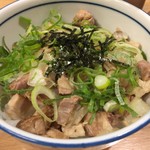 布施 細見商店 - 焼豚丼セット（￥300）