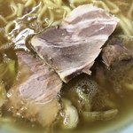 家系ラーメン まこと家 - 朝のラーメンはゴロチャー付き