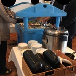 英一番館 - ブッフェコーナー（サラダ・スープ・味噌汁）