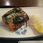 Sandaime Uoshin - トロサバ西京味噌漬焼きのアップ