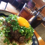 おとなのヒッコリー - ジャーマンハンバーグ丼♪