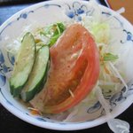 お食事処 菜の花 - 野菜サラダアップ