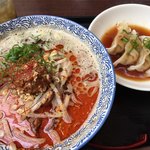 福龍 - マーラー担々麺と水餃子