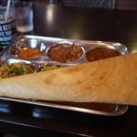 ドーサも入っているCセット1,100円。