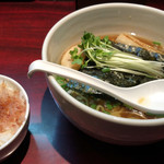 らーめん 千太 - コク旨しょうゆ  と  おかか飯