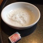 Wasai Shunsai Hidamari - 盛り塩ではありません  お天婦羅はお塩で頂きます