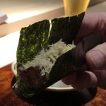 菊鮨 - まな鰹と栗・・面白い組み合わせ。こういう発想が素晴らしい。