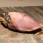 菊鮨 - 歯鰹（長崎）・・上品な脂と旨みを感じる品。