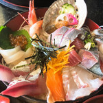 新鮮処 魚里 - びっくり海鮮丼