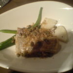 ガリエニ - 太刀魚のソテー　（パン粉のかかったソースが美味しかった）