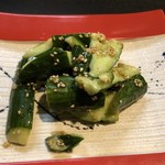 圭蔵 - ごま塩きゅうりたたき
